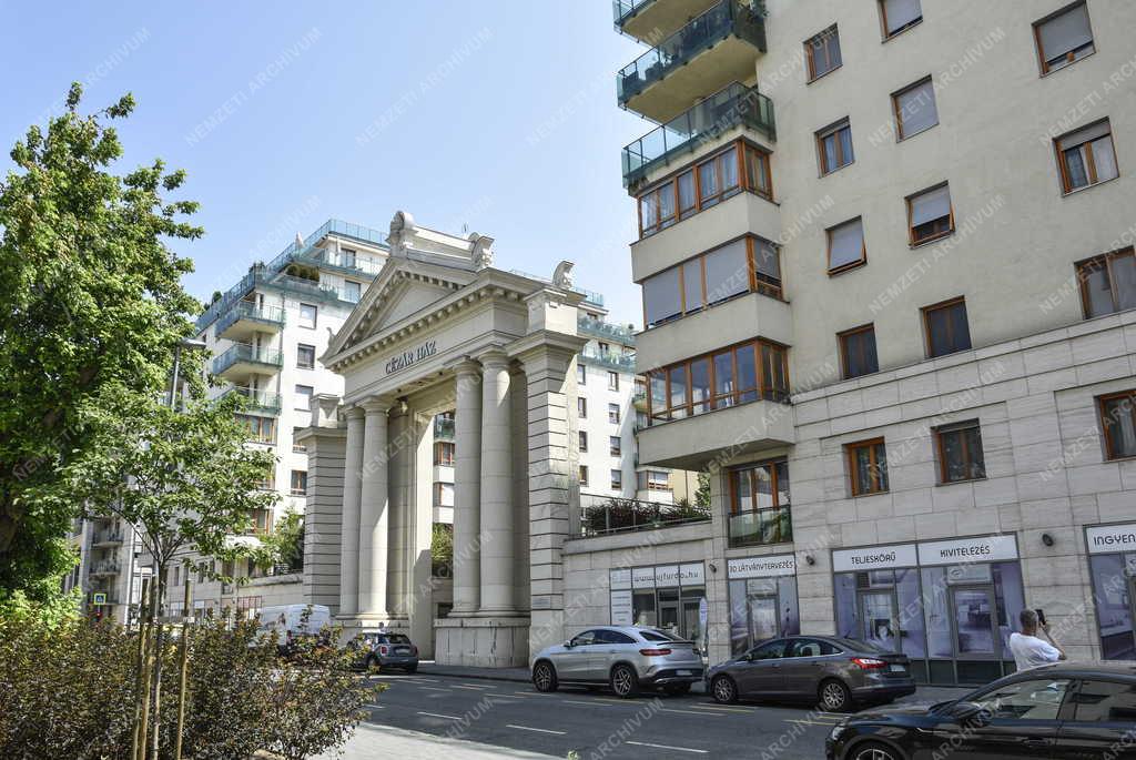 Városkép - Budapest - Cézár Ház lakópark Angyalföldön