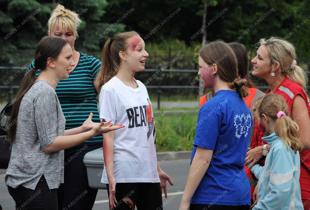 Katasztrófavédelem - Debrecen - Szimulációs gyakorlat