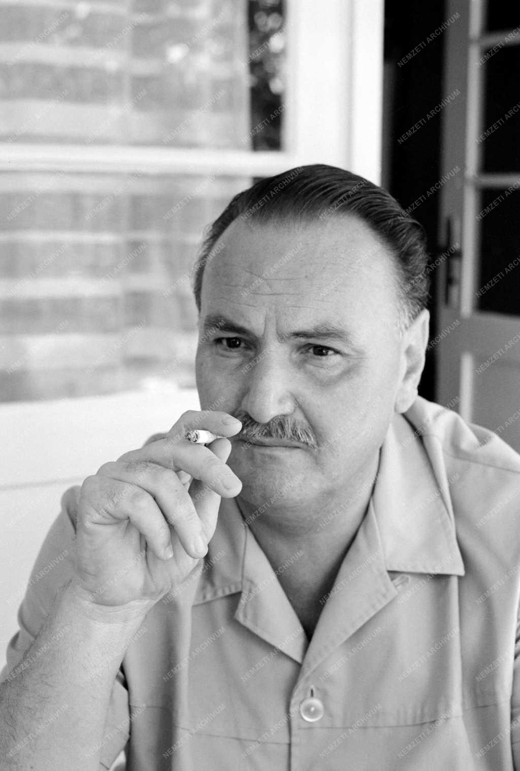 Művész portré - Urbán Ernő író a Balatonnál