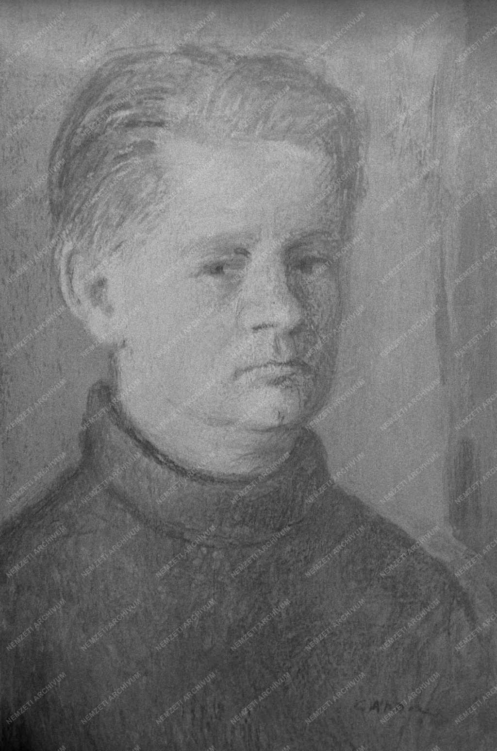 Festészet - Gádor Emil: Önarckép