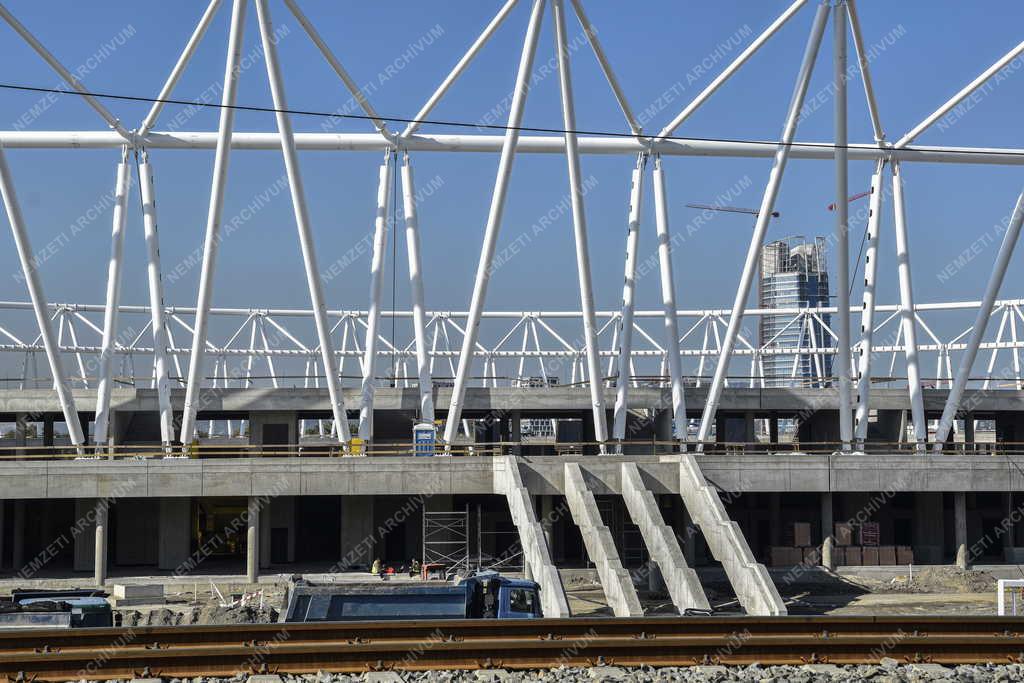 Településfejlesztés - Épül a budapesti Nemzeti Atlétikai Stadion