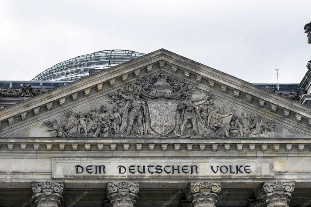 Városkép - Berlin - A Reichstag épülete 