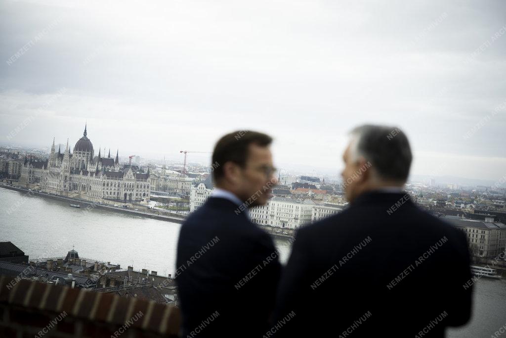 Orbán Viktor fogadta a svéd miniszterelnököt