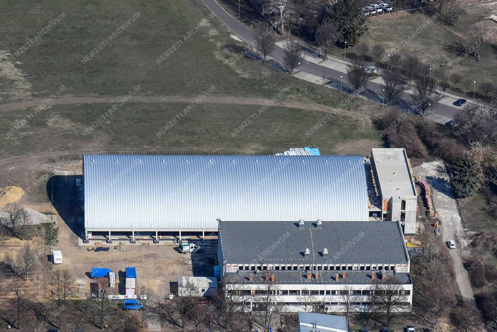 Légi fotó - Debrecen - Tenisz központ épül