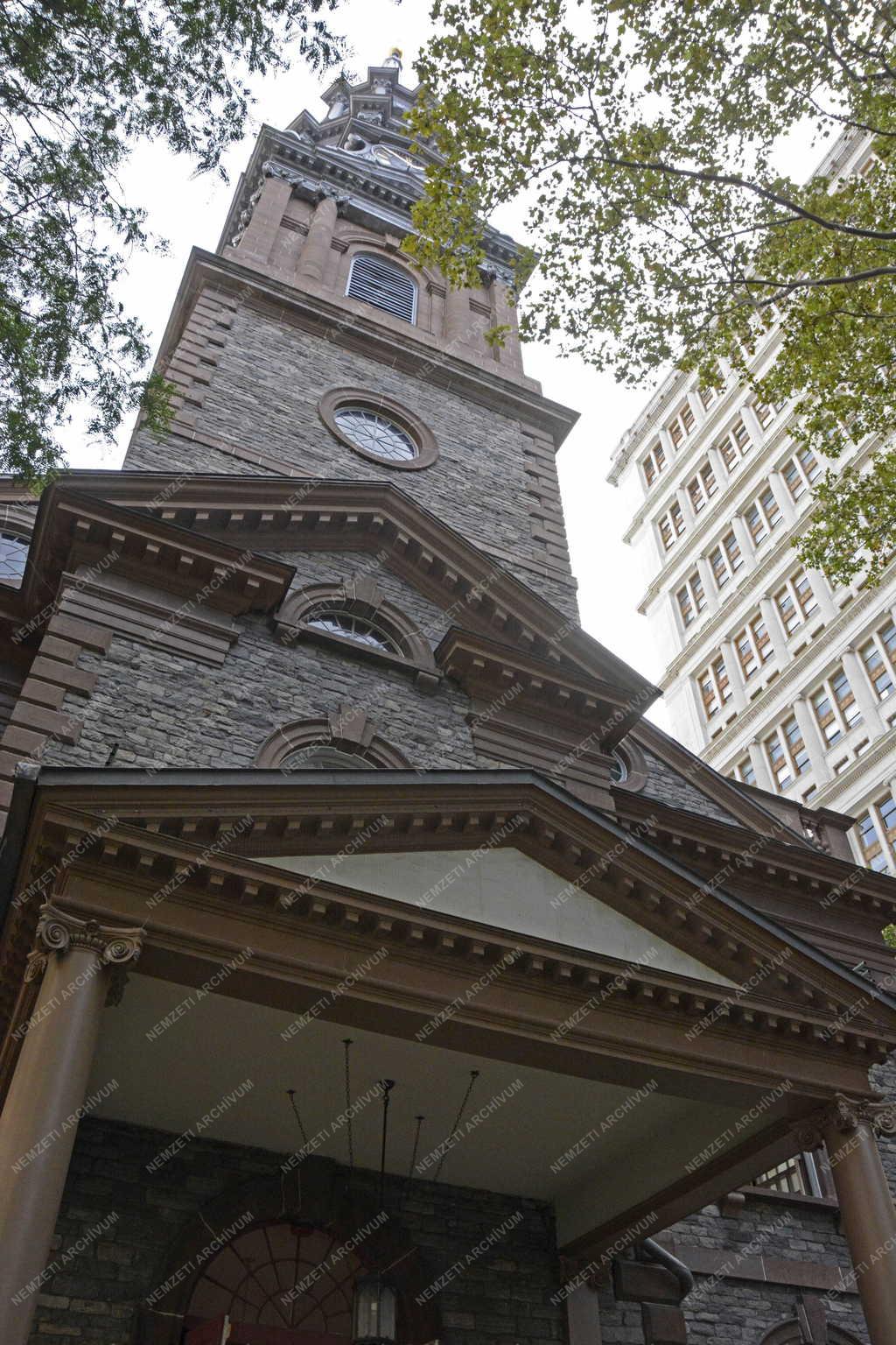 Városkép - New York - St. Paul's Chapel
