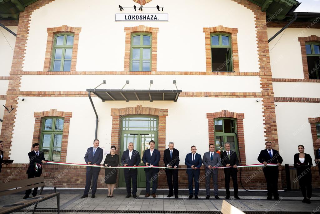 Átadták a Békéscsaba és Lőkösháza közötti vasúti vonalszakasz fejlesztését