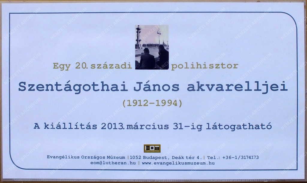 Kultúra - Evangélikus Országos Múzeum - Kiállítási plakát