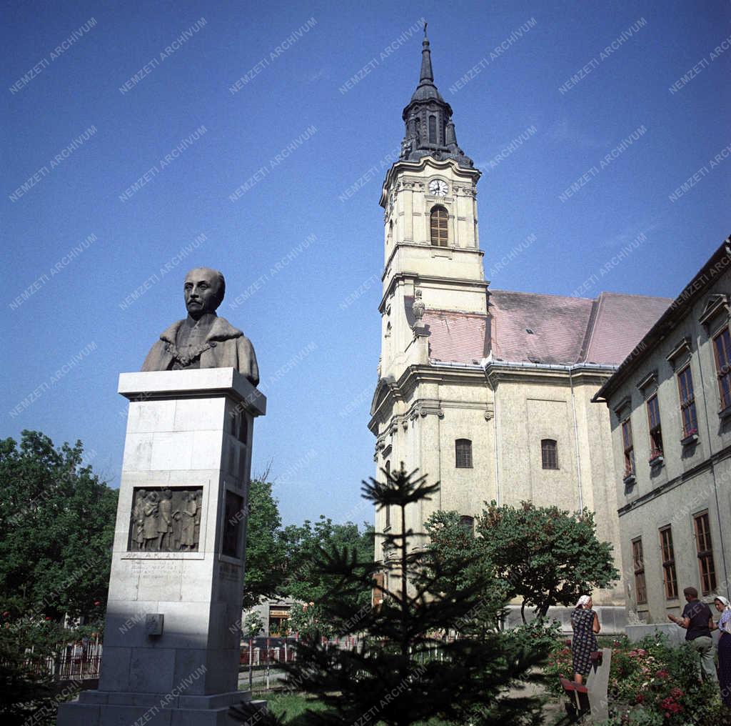 Városkép - Szekszárd - Bezerédj István mellszobor
