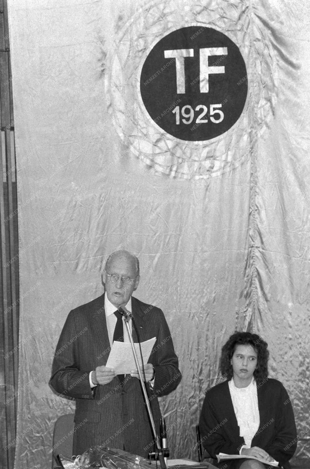 Ünnepség - Joao Havelange a TF díszdoktora