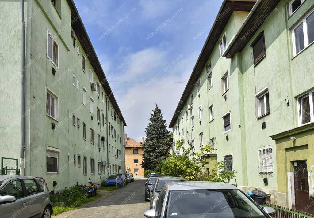 Városkép - Budapest - Pongrác 17 lakótelep Kőbányán