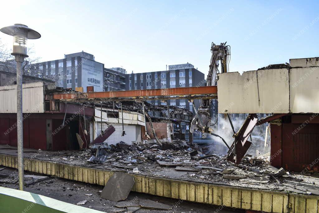 Városkép - Budapest - Liget téri bontás