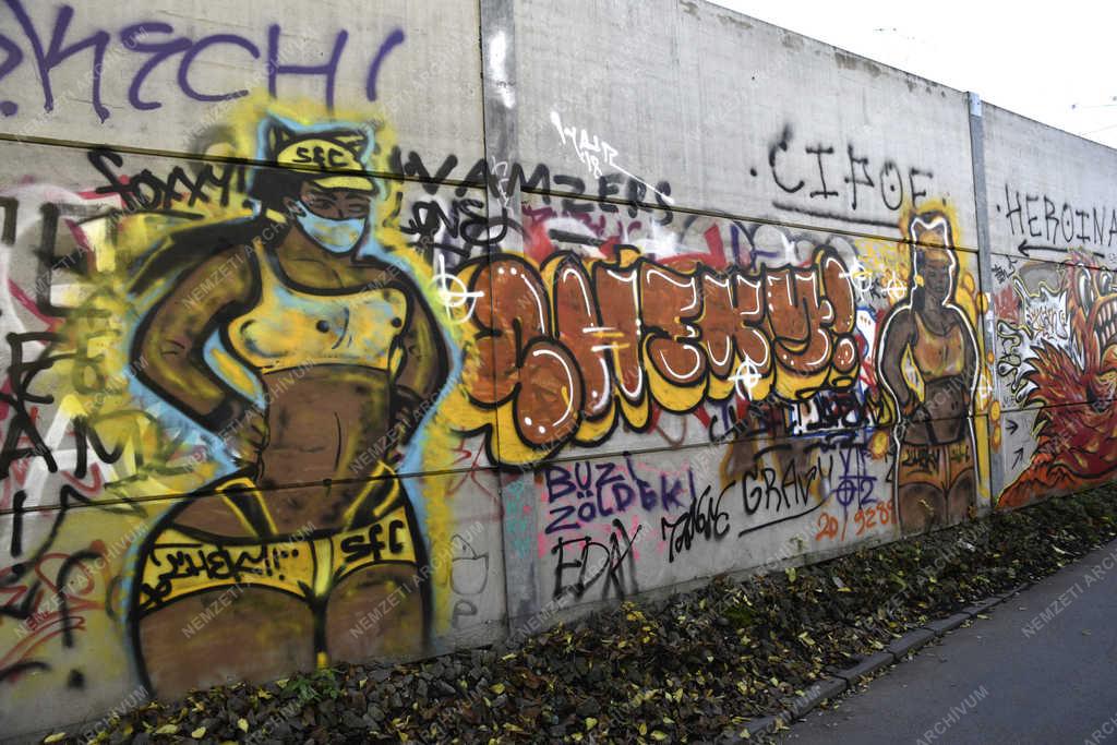 Utcakép - Budapest - Graffitik