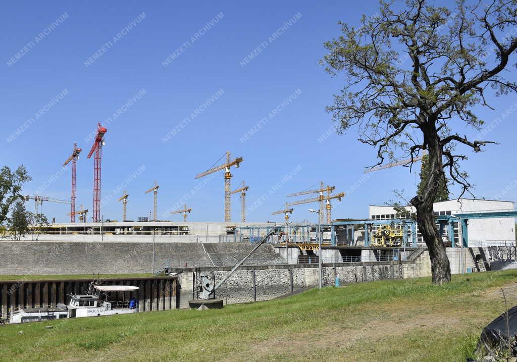 Településfejlesztés - Épül a budapesti Nemzeti Atlétikai Stadion