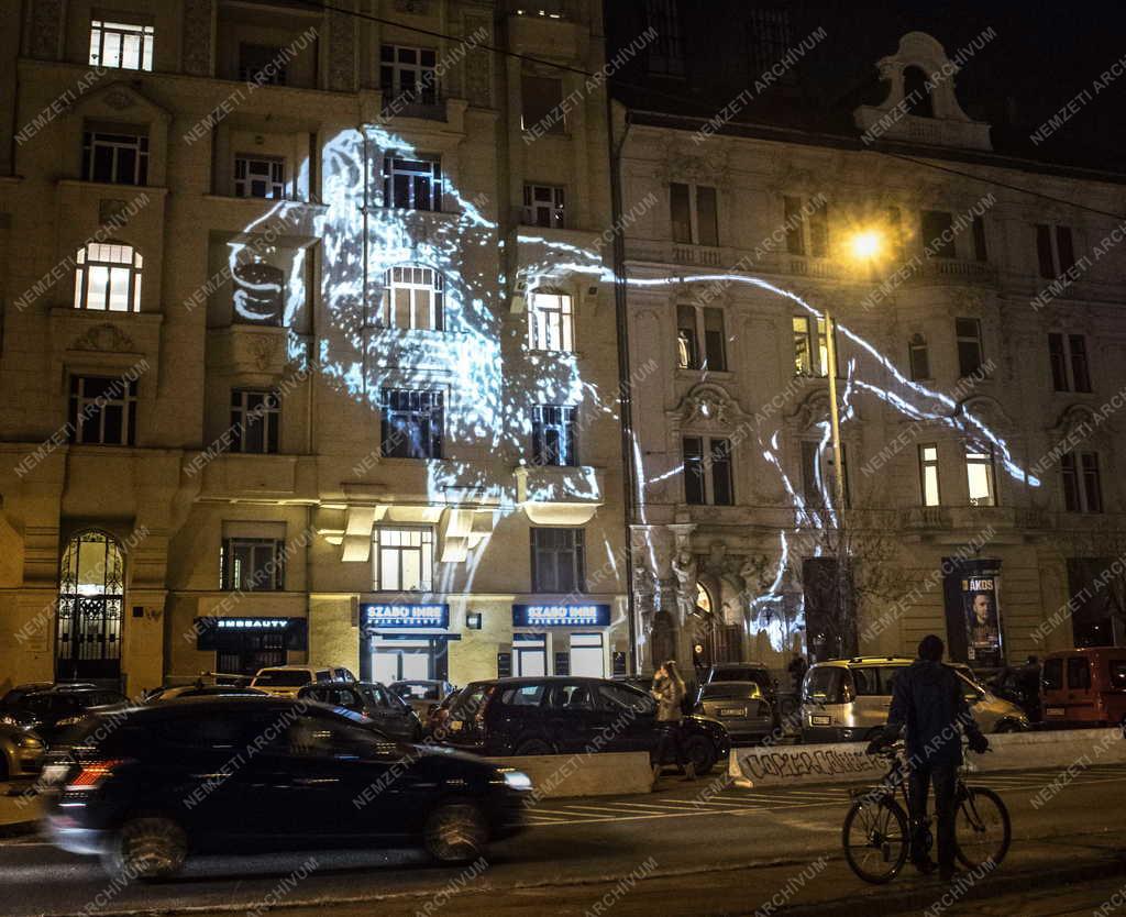 Városkép - Budapest - Fényfestés 