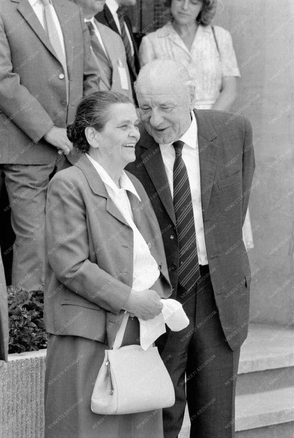 Kádár János és felesége