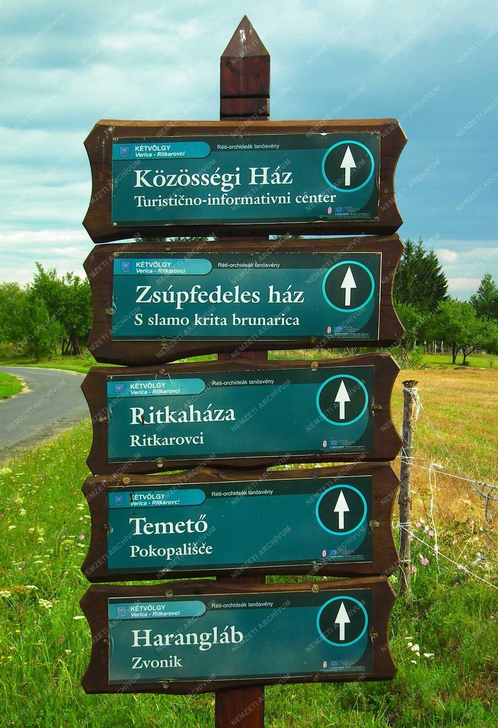 Tárgy - Kétvölgy - Információs tábla