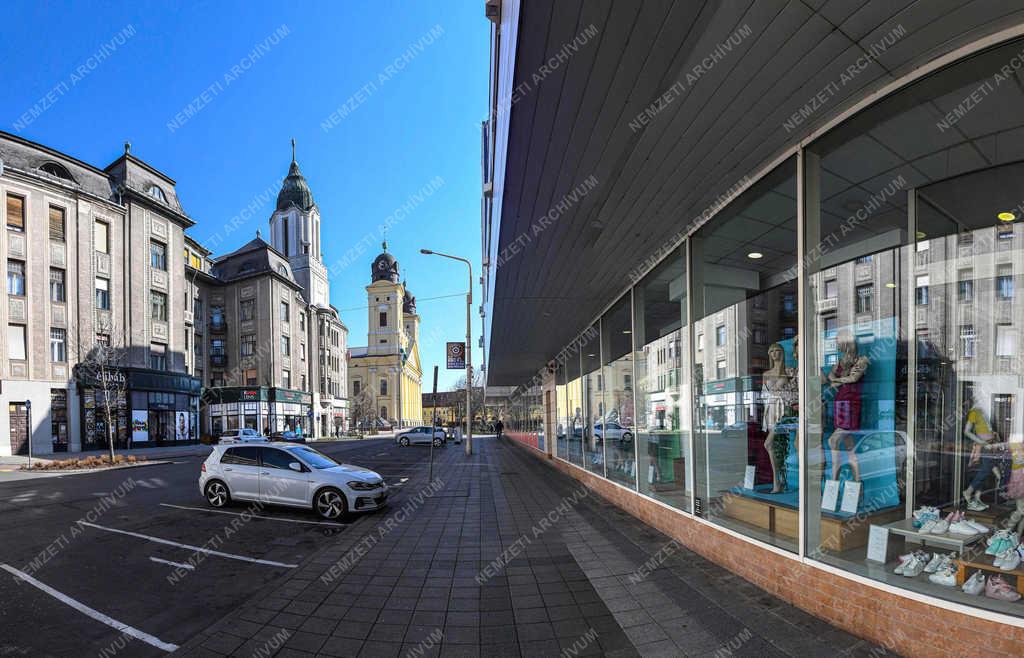 Járvány - Debrecen - Kiürült a belváros