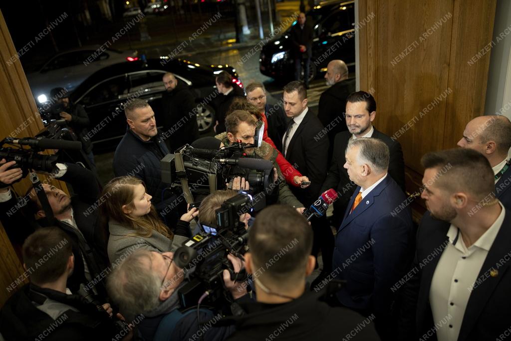 A Patrióták Európáért vezetőinek találkozója Brüsszelben