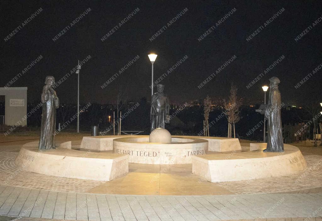 Városkép - Budapest - Reformáció emlékműve Sashalmon