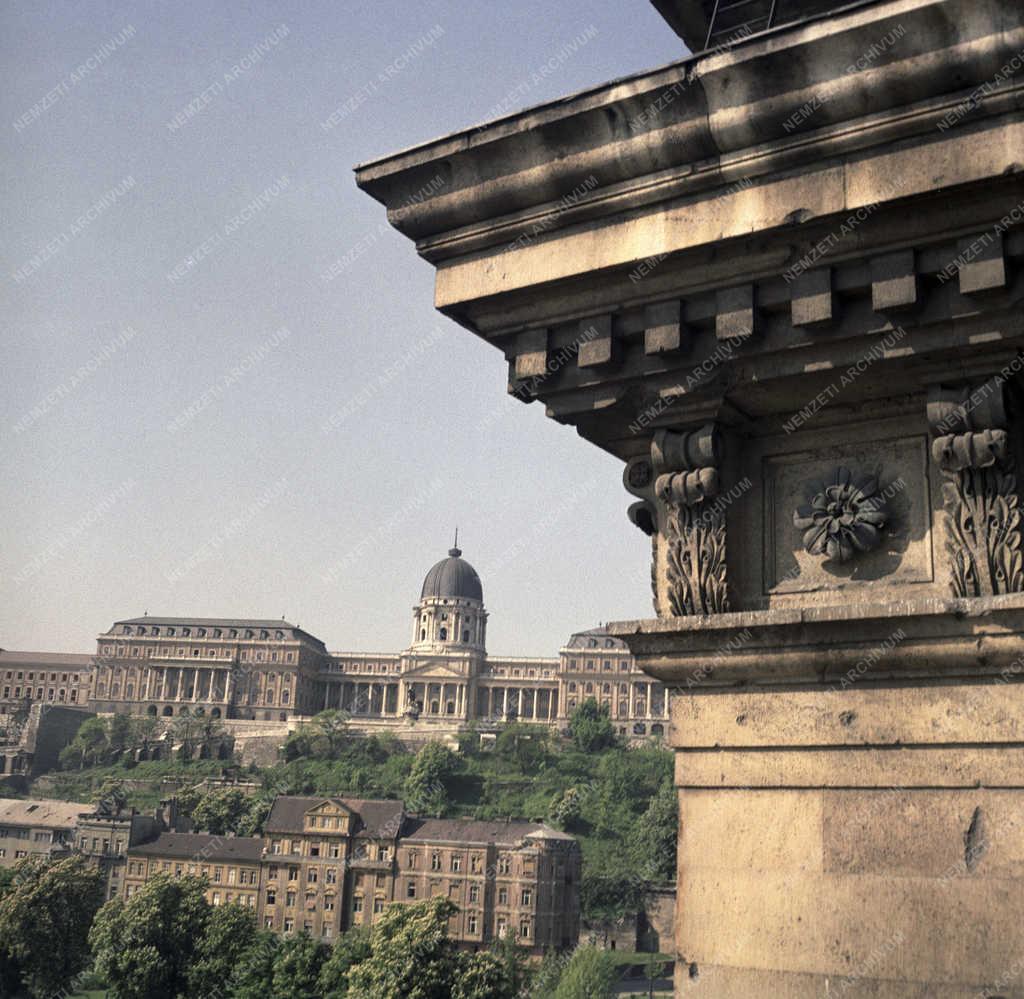 Városkép - Budapest - Lánchíd - Budai Vár