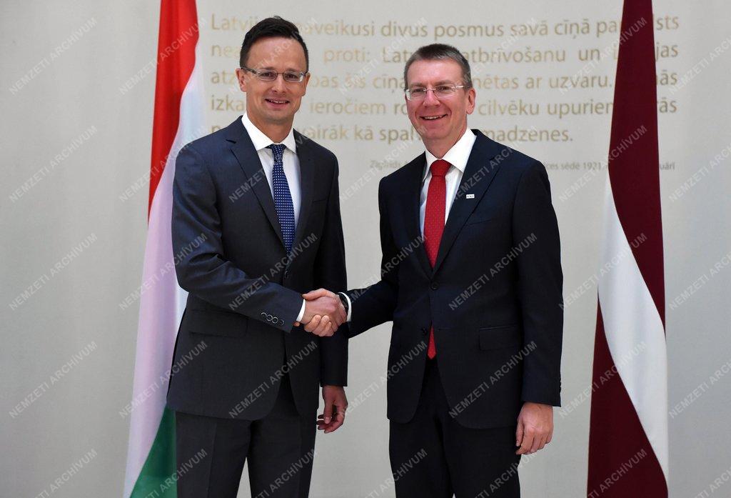 Szijjártó Péter Lettországban