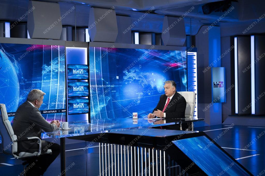 Orbán Viktor interjút adott a Hír TV-nek