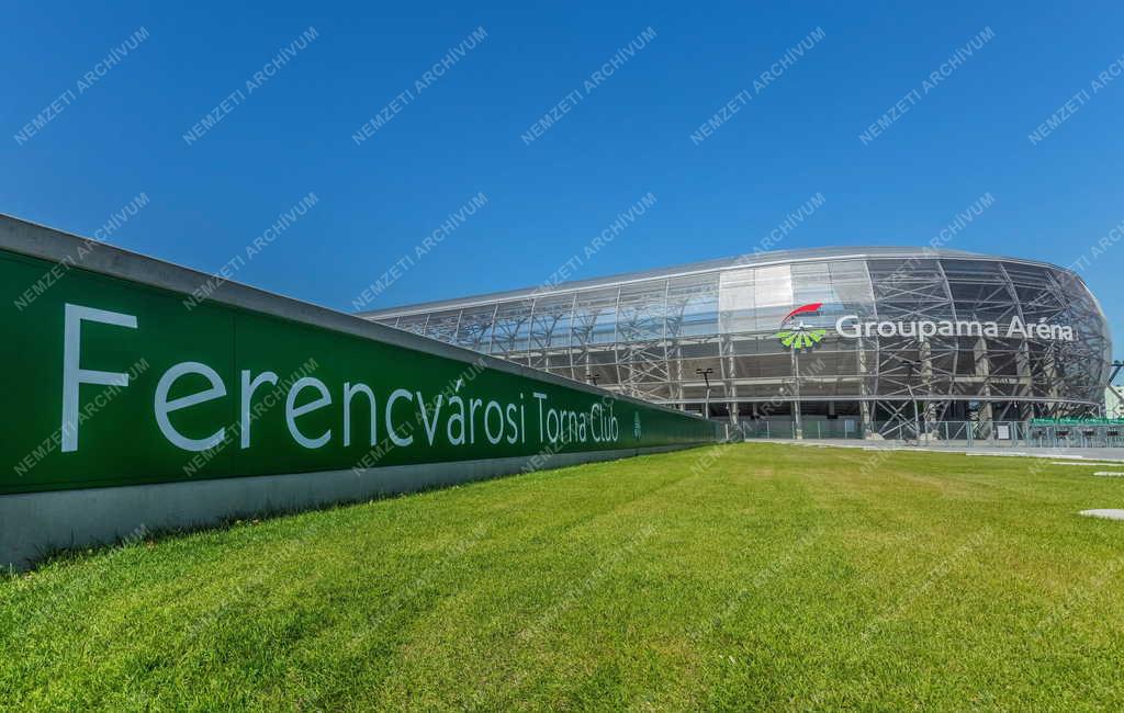 Sportlétesítmény - Budapest - A Groupama Aréna