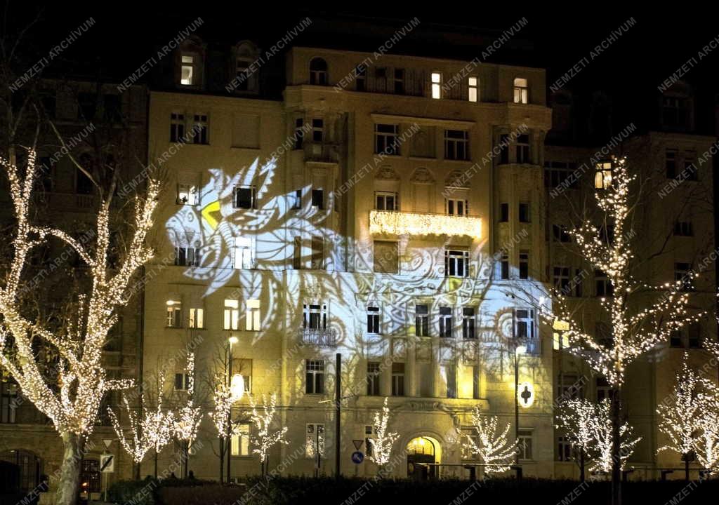 Városkép - Budapest - Fényfestés 