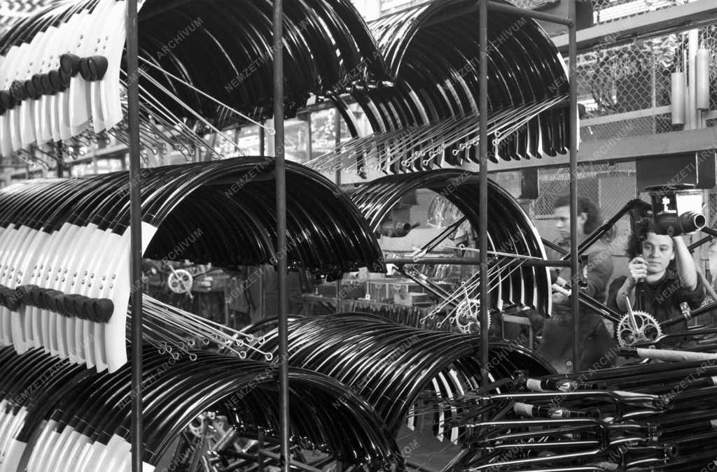 Gazdaság - Kerékpárgyártás a Rákosi Mátyás Művekben