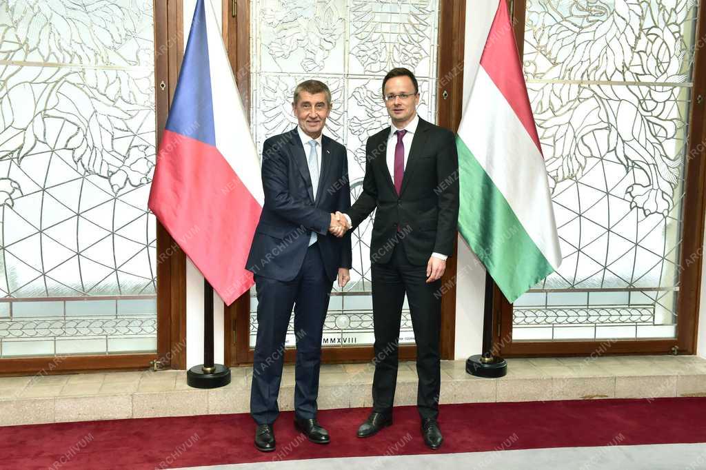Szijjártó Péter Prágában