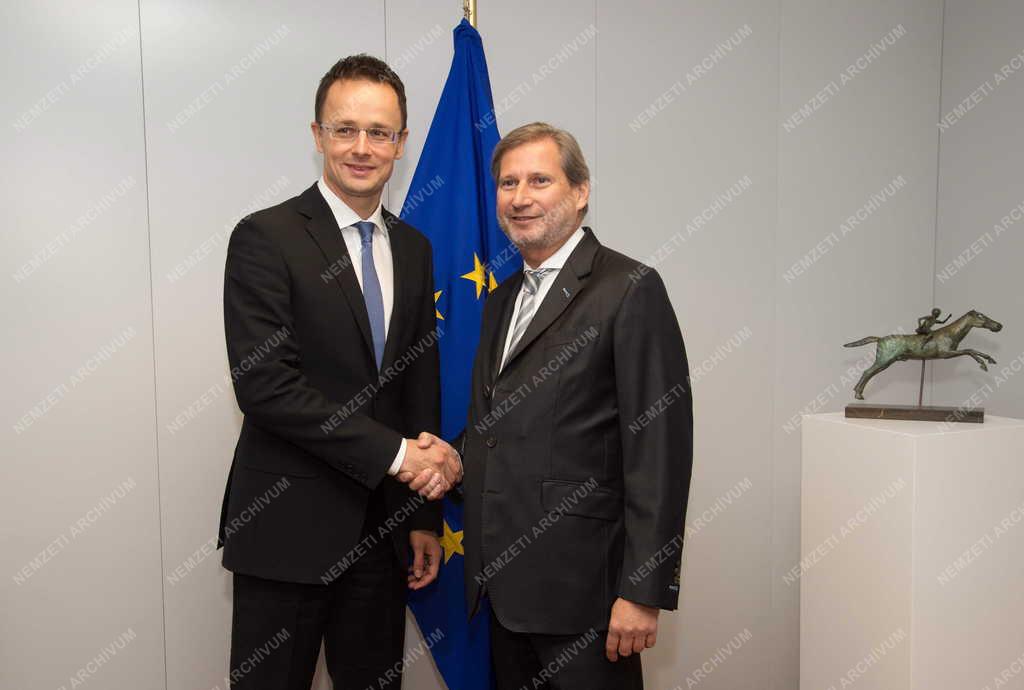 Szijjártó Péter Brüsszelben