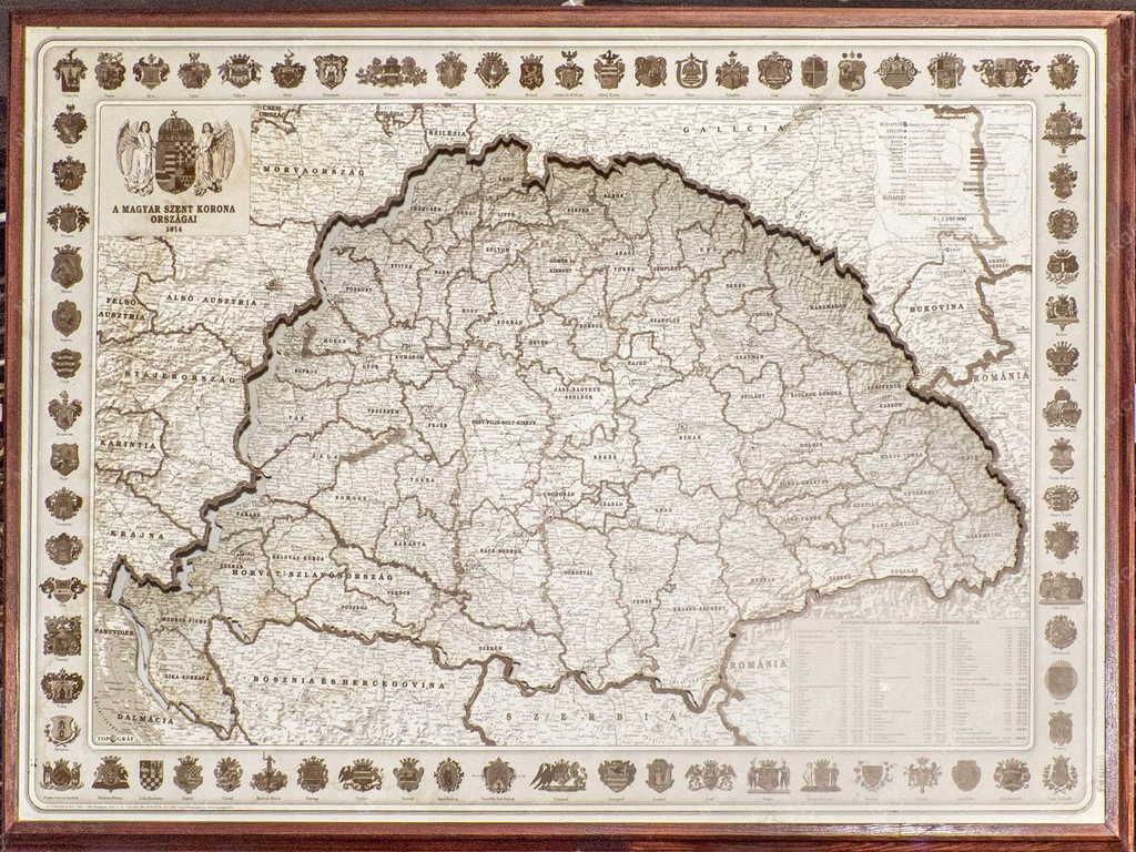 Tárgy - Nagymaros - Régi térkép a bolhapiacon