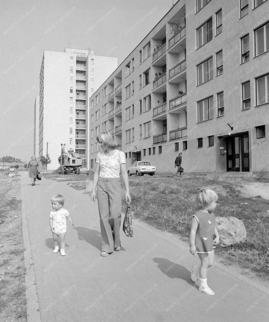 Városkép-életkép - Új lakótelep gyöngyösön