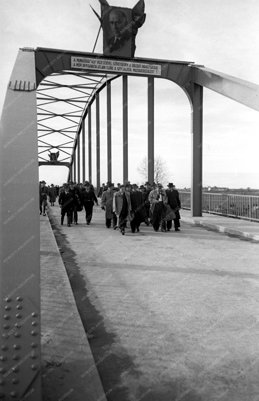 Építőipar - A vásárosnaményi hid újjáépítése