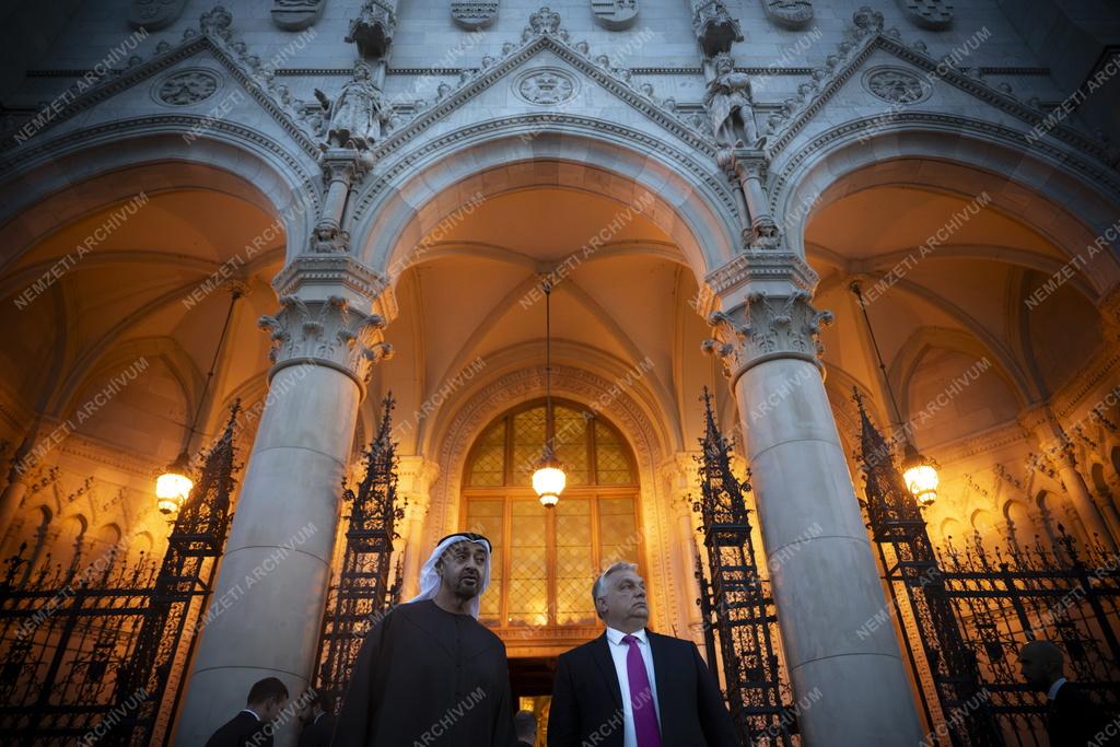 Orbán Viktor fogadta az Egyesült Arab Emírségek elnökét
