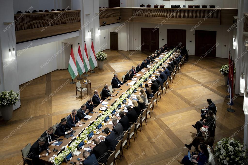 A magyar-szerb stratégiai együttműködési tanács plenáris ülése