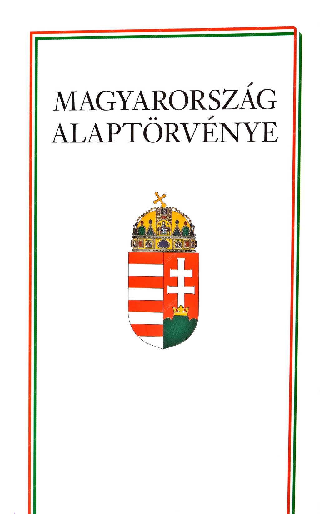 Tárgy - Budapest - Magyarország Alaptörvénye
