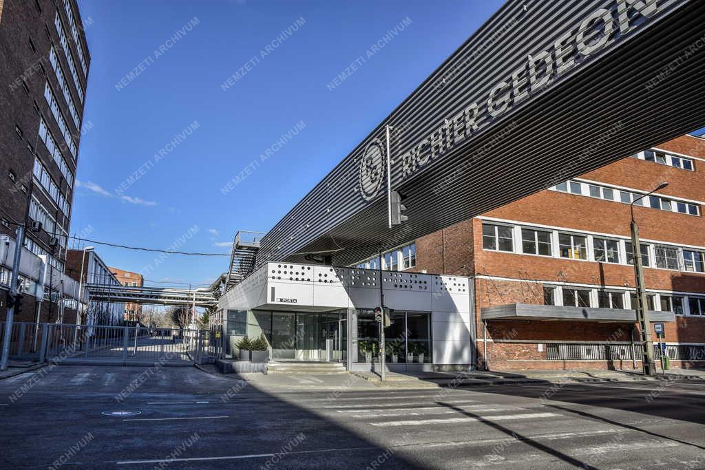 Ipar - Ricter Gedeon Gyógyszergyár