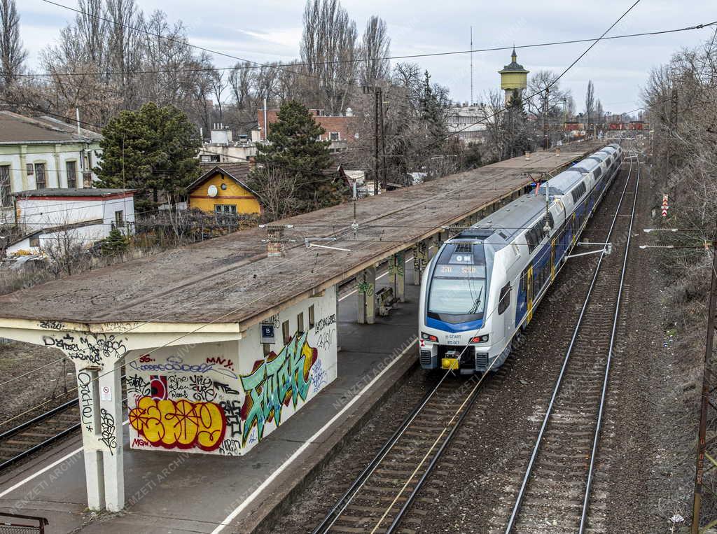 Közlekedés - Budapest - Istvántelek vasúti megállóhely