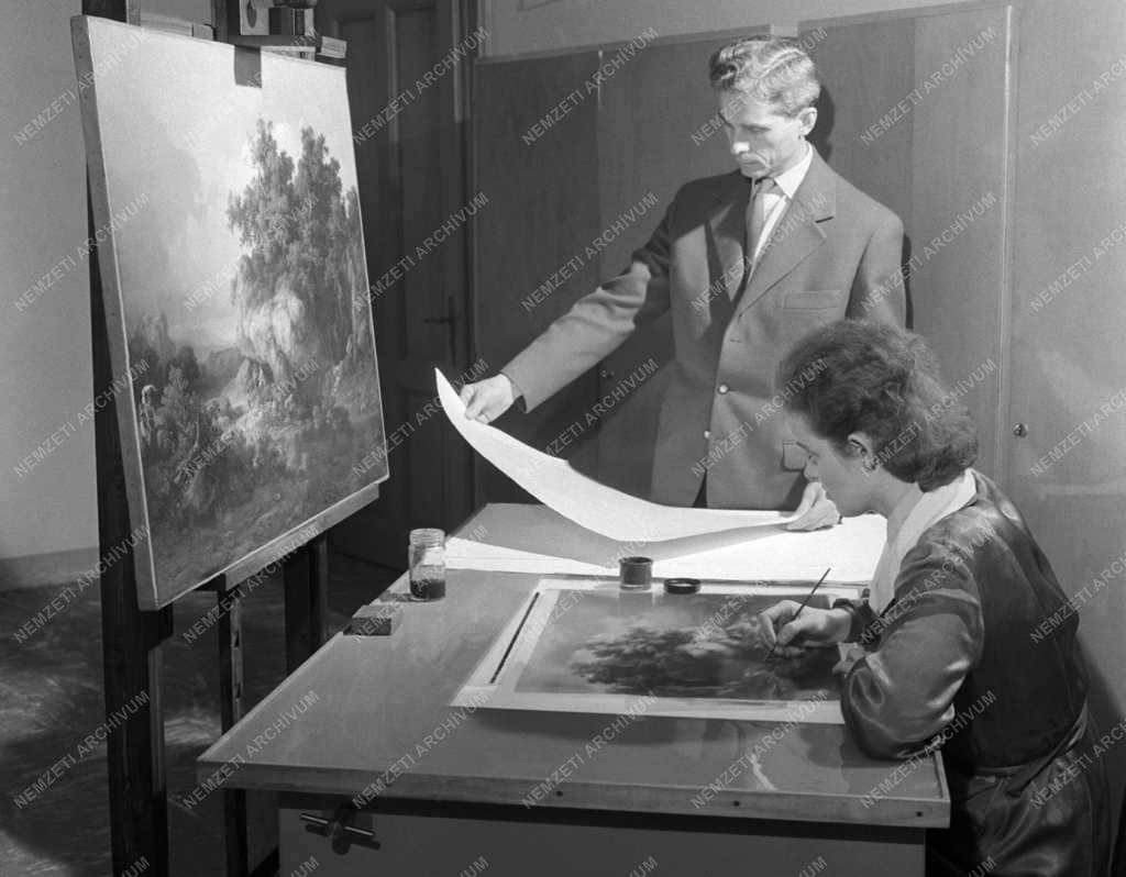 Kultúra - Grafikai műhely a Szépművészeti Múzeumban