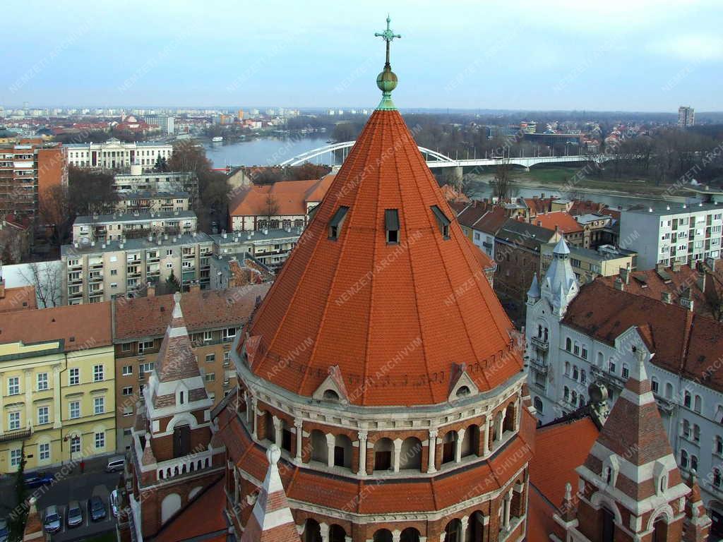 Városkép  - Szeged - Kilátás a Dóm egyik tornyából