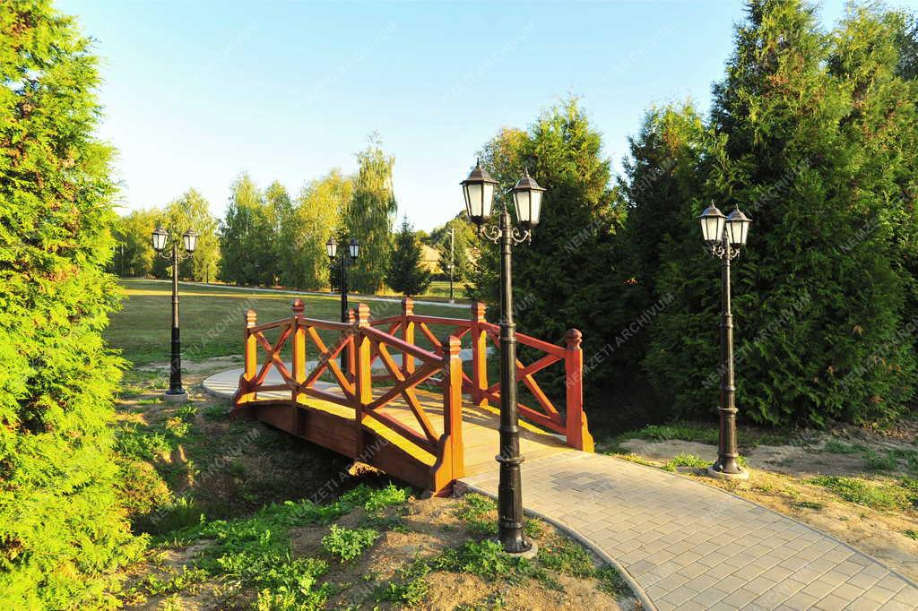 Csővár - Falukép - Park