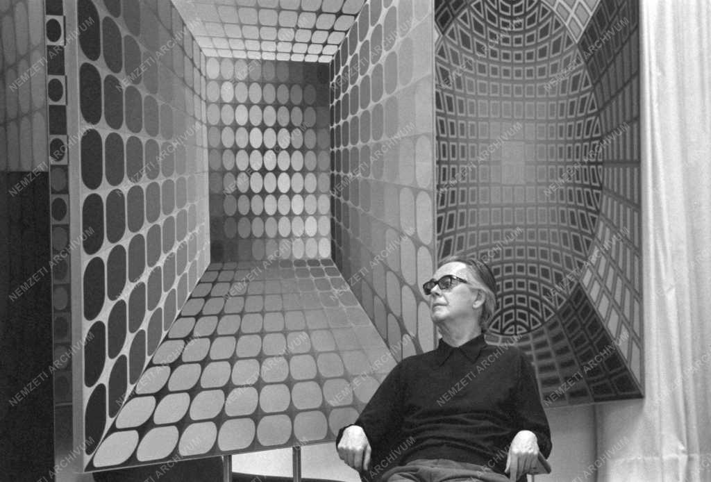 Victor Vasarely magyar származású francia festő
