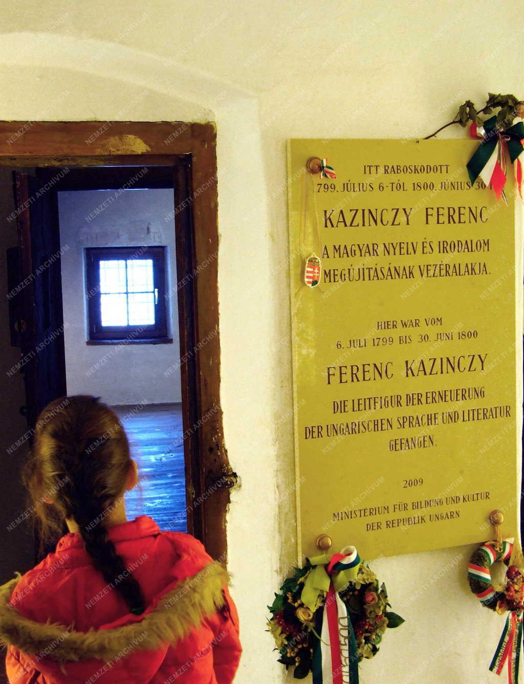 Ausztria –  Várbörtön -  Emléktábla