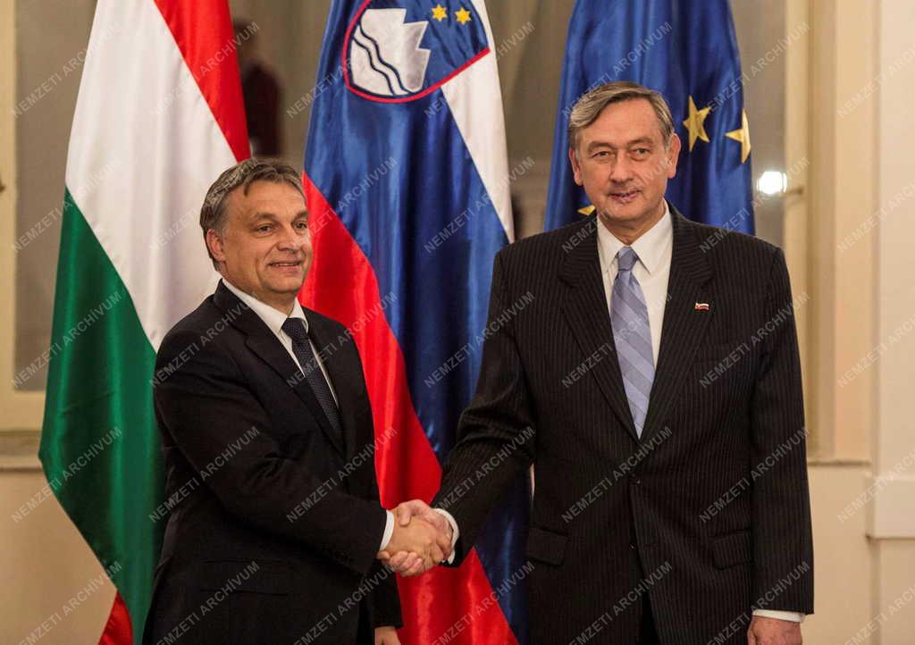 Orbán Viktor magyar kormányfő Szlovéniában