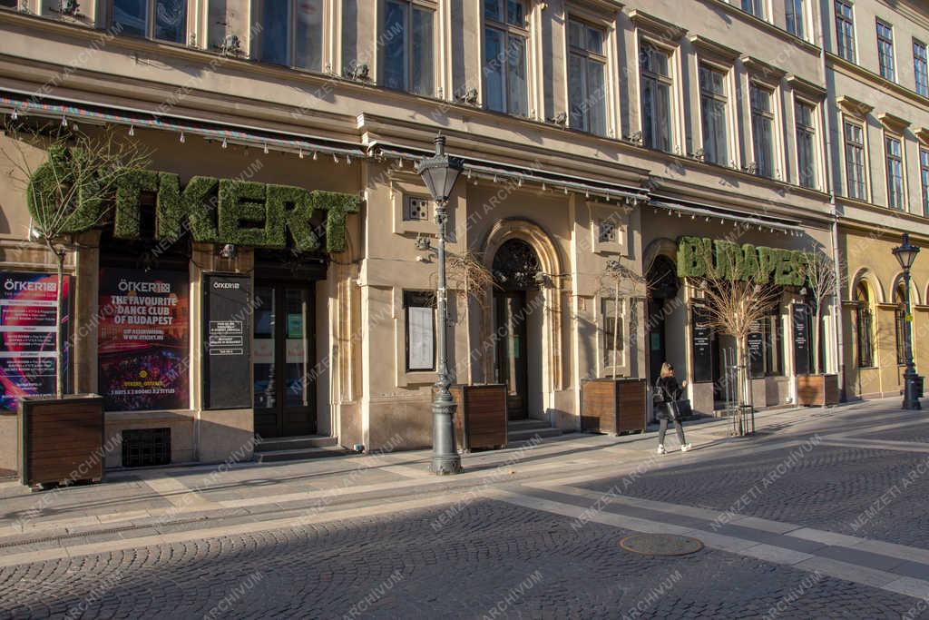 Városkép - Budapest - Koronavírus