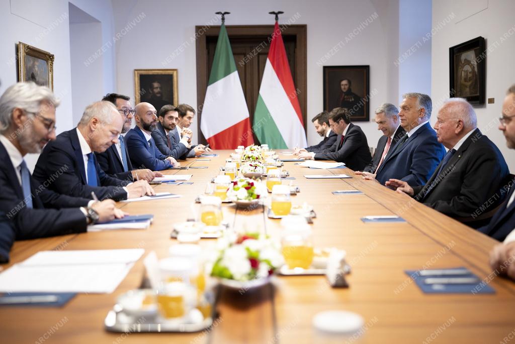 Orbán Viktor fogadta Matteo Salvinit