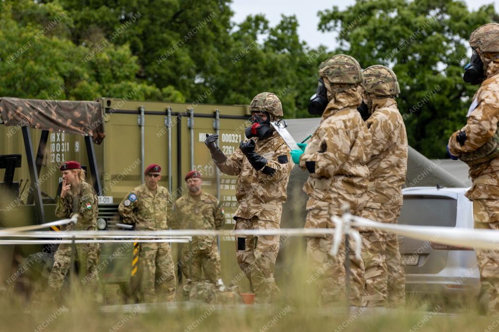A Vigorous Warrior 24 és Clean Care 24 többnemzeti katona-egészségügyi gyakorlat Bakonykútiban