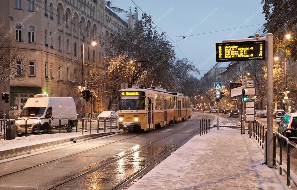 Időjárás - Budapest - Havas városkép