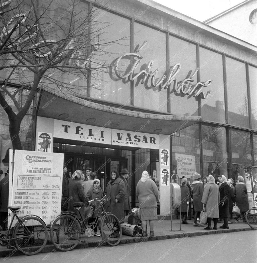 Kereskedelem - Téli vásár Győrben